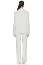 view 4 of 5 Skims Sleep Long Sleeve Button Up Sleep Set in Light Heather Grey