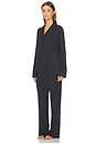 view 2 of 4 Skims Sleep Long Sleeve Button Up Sleep Set in Onyx