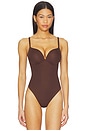 view 2 of 5 Ultimate Body Shapewear Push-up Thong Bodysuit in Cocoa