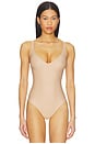 view 2 of 5 Body Plunge Bodysuit in Clay