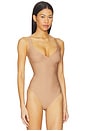 view 3 of 5 Body Plunge Bodysuit in Sienna
