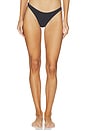 view 1 of 4 Everyday Cotton Thong in Onyx