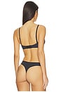 view 3 of 4 Fits Everybody Unlined Demi Bra in Onyx
