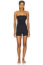 view 1 of 4 Seamless Sculpt Strapless Shortie Bodysuit in Onyx