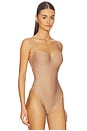 view 3 of 5 Body Molded Underwire Bodysuit in Sienna