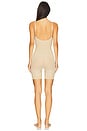 view 3 of 3 Seamless Sculpt Mid Thigh Bodysuit in Clay