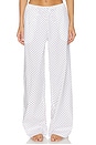 view 1 of 4 PYJAMA PANT & CAMI SET in Onyx Dot Print