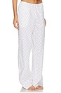view 2 of 4 PYJAMA PANT & CAMI SET in Onyx Dot Print