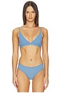 view 1 of 4 Fits Everybody Triangle Bralette in Artic