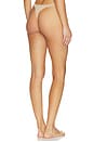 view 3 of 4 Everyday Cotton Thong in Clay Heather