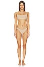 view 4 of 4 Everyday Cotton Thong in Clay Heather