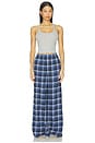view 4 of 4 PANTALONES SLEEP FLANNEL in Indigo Outdoor Plaid