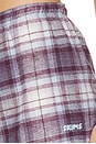 view 6 of 6 Sleep Flannel Short Boxer in Iris Mica Plaid