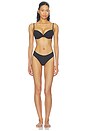 view 5 of 4 Everybody Cotton Lightly Lined Demi Bra in Onyx