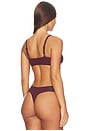 view 4 of 4 Fits Everybody Scoop Bralette in Currant