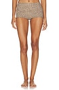 view 1 of 4 Fits Everybody Boyshort in Desert Leopard Ink Print