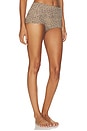 view 2 of 4 Fits Everybody Boyshort in Desert Leopard Ink Print