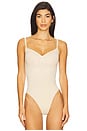 view 2 of 5 Seamless Sculpt Thong Bodysuit in Sand