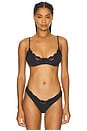 view 1 of 4 Fits Everybody Lace Scoop Bralette in Onyx