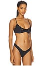 view 2 of 4 Fits Everybody Lace Scoop Bralette in Onyx