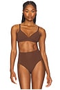 view 1 of 4 Fits Everybody Crossover Bralette in Cocoa