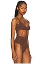 view 2 of 4 Fits Everybody Crossover Bralette in Cocoa