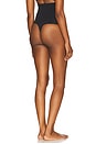 view 3 of 4 Seamless Sculpt High Waist Thong in Onyx