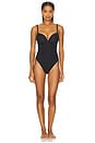 view 1 of 3 Push-up Thong Bodysuit in Onyx