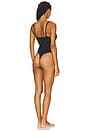 view 3 of 3 Push-up Thong Bodysuit in Onyx