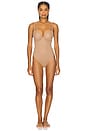 view 1 of 3 Push-up Thong Bodysuit in Sienna