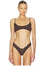 view 1 of 4 Fits Everybody Lace Scoop Bralette in Espresso