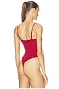 view 4 of 5 Fits Everybody Cami Bodysuit in Brick