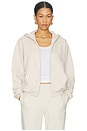 view 1 of 5 SWEAT À CAPUCHE AVEC GLISSIÈRE in Oatmeal Heather