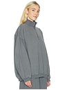 view 2 of 4 Boyfriend Fleece Slouchy Turtleneck Pullover in Zircon