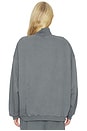 view 3 of 4 Boyfriend Fleece Slouchy Turtleneck Pullover in Zircon