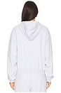 view 3 of 5 Cotton Fleece Classic Hoodie in Light Heather Grey