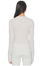 view 3 of 4 Sheer Cashmere Cardigan in Light Heather Grey