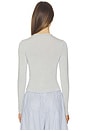 view 3 of 4 Sheer Modal Cardigan in Heather Grey