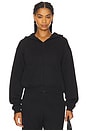 view 1 of 4 Cotton Fleece Classic Zip-up Hoodie in Onyx