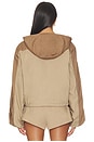 view 4 of 5 Woven Cotton Half Zip Jacket in Desert