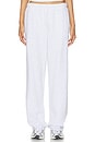 view 1 of 6 Cotton Fleece Classic Straight Leg Pant in Light Heather Grey
