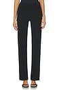 view 1 of 6 THE ESSENTIAL PANTS 일자 바지 in Obsidian