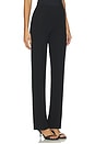 view 2 of 6 THE ESSENTIAL PANTS 일자 바지 in Obsidian