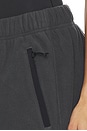 view 6 of 6 Fleece Lounge Straight Leg Pant in Ash Contrast