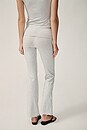 view 4 of 7 Cotton Jersey Foldover Pant in Light Heather Grey