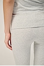 view 5 of 7 Cotton Jersey Foldover Pant in Light Heather Grey