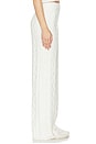 view 3 of 6 Sweater Knit Straight Leg Pant in Ivory