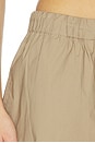view 6 of 6 Swiss Cotton Sateen Oversized Drawstring Pant in Desert