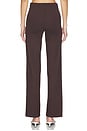 view 4 of 6 High Waist Pintuck Straight Pant in Espresso