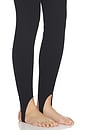 view 6 of 6 Essential High Waist Stirrup Legging in Obsidian